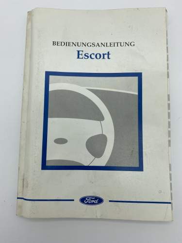 FORD Escort Bedienungsanleitung 10/1997